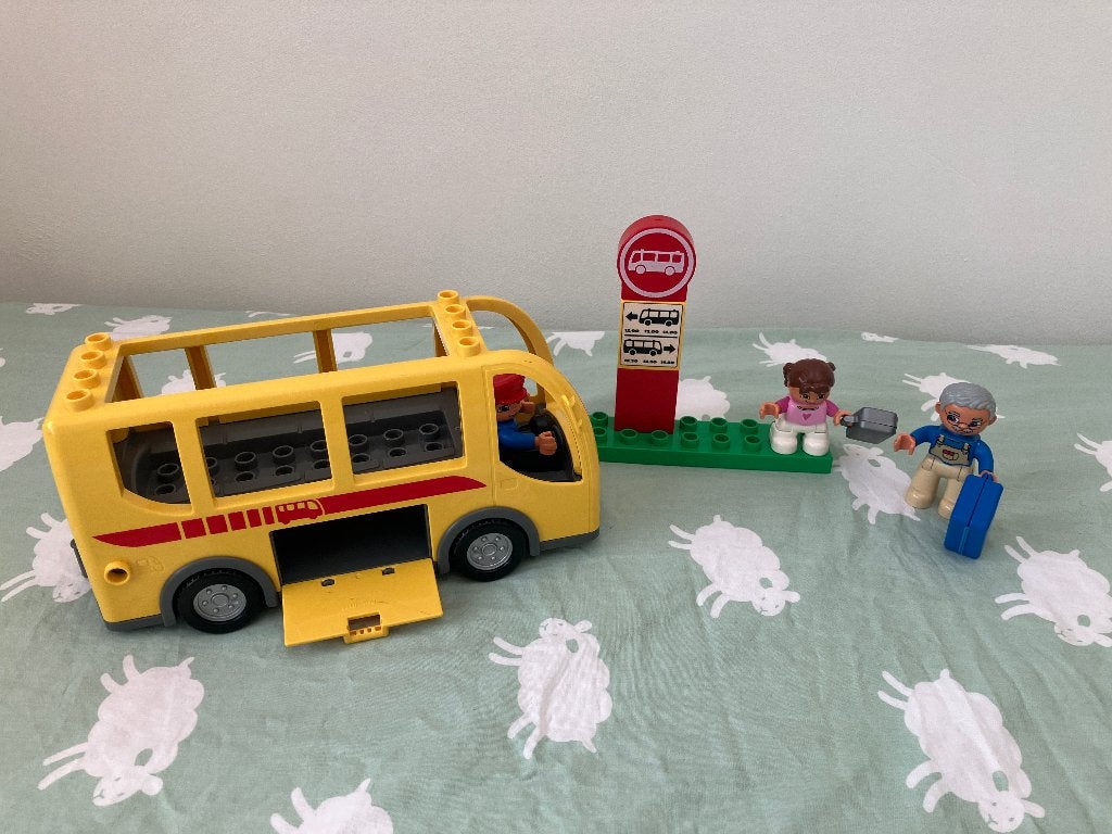Duplo 5636 Stadsbus, Inclusief minifiguren, Gebruikt, Ophalen of Verzenden, Duplo