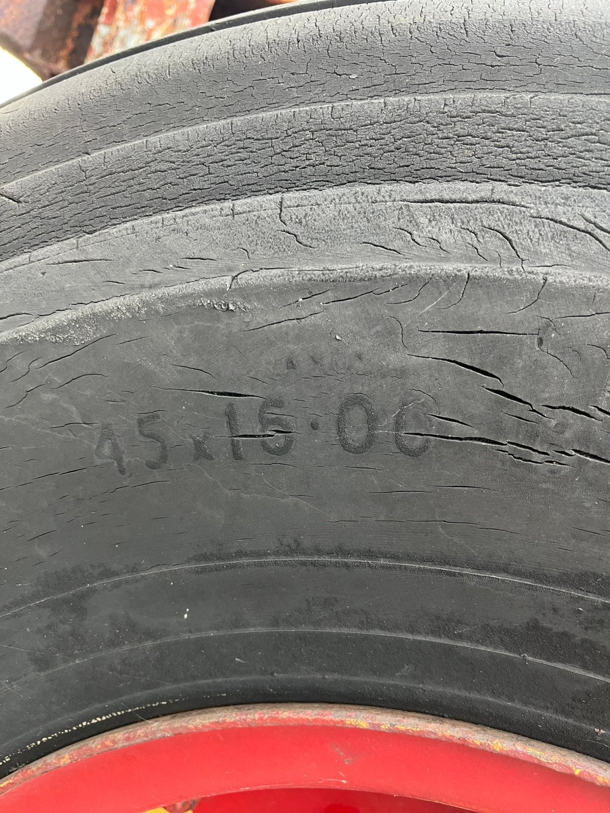 Kipper kieper  banden 6 gaats velg 45x16 00 18 wielen, Ophalen of Verzenden
