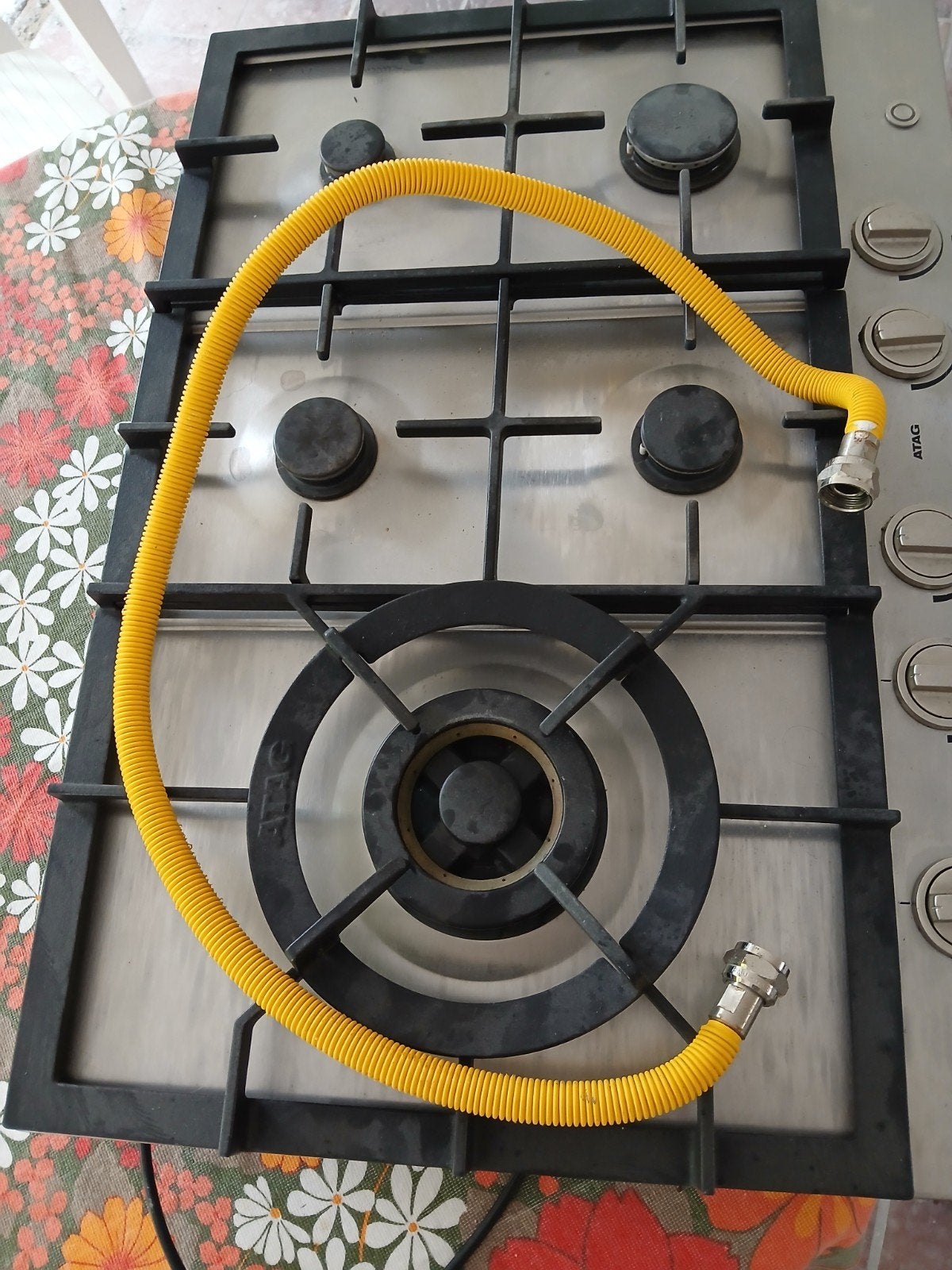 gasfornuis, Witgoed en Apparatuur, Kookplaten, Ophalen, Zo goed als nieuw, Inbouw, Gas