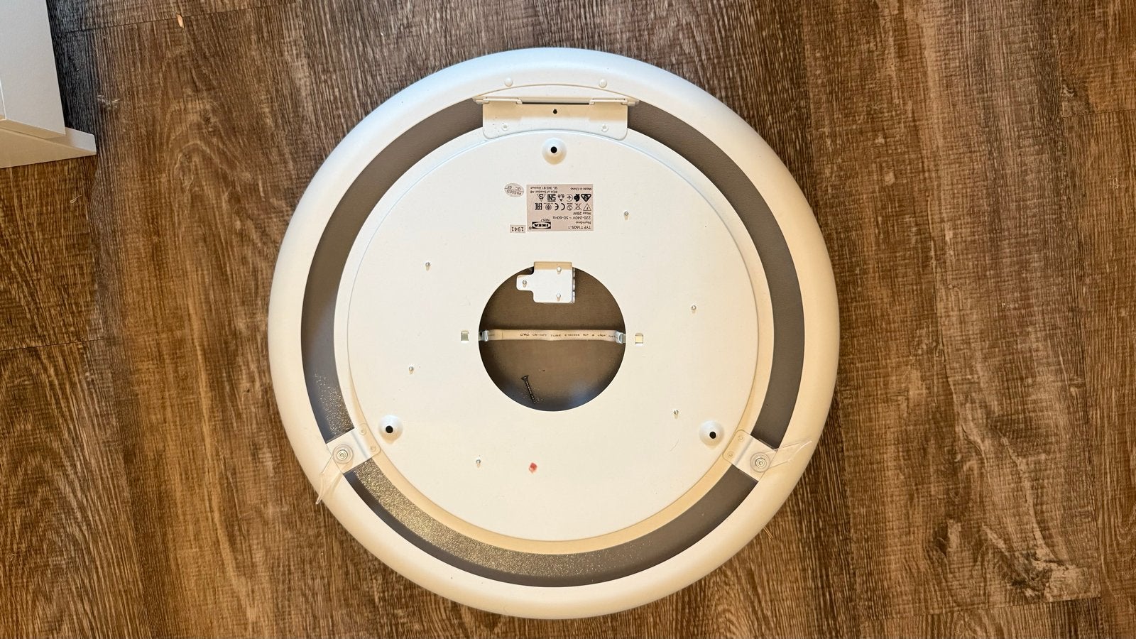 IKEA NYMÅNE LED plafondlamp 2x, Ophalen of Verzenden, Zo goed als nieuw, Metaal