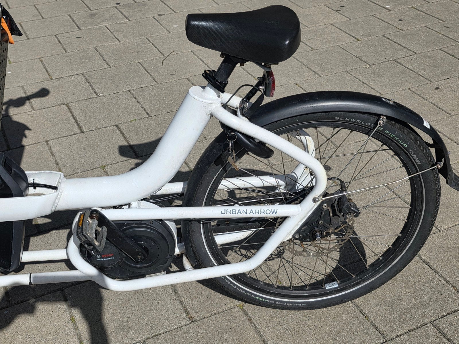 Urban Arrow Performance Line bakfiets 500Wh accu, Overige merken, Huif, Onbekend, Ophalen of Verzenden