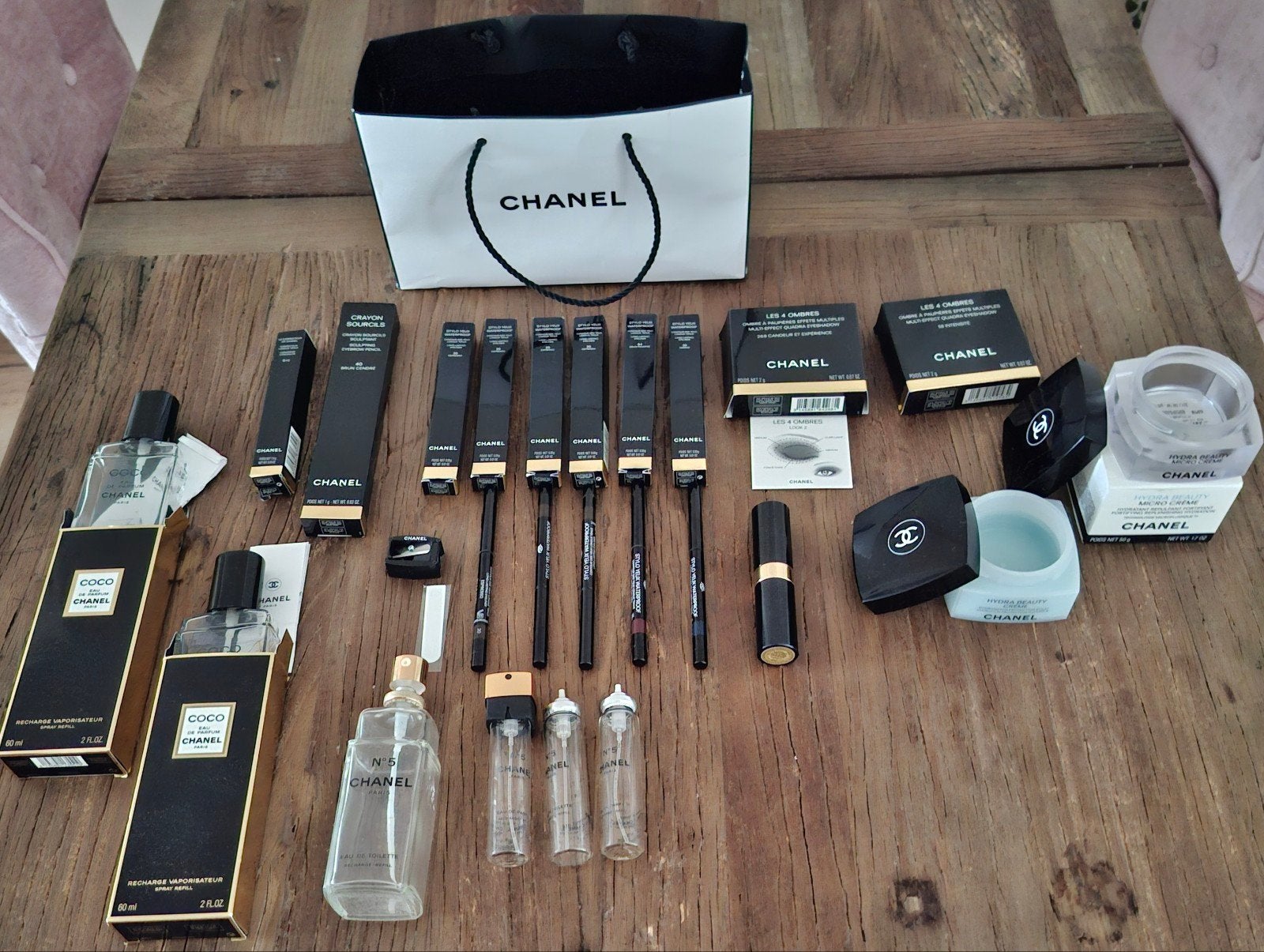 Grote Chanel Make-up & Parfum Collectie leeg!, Ophalen