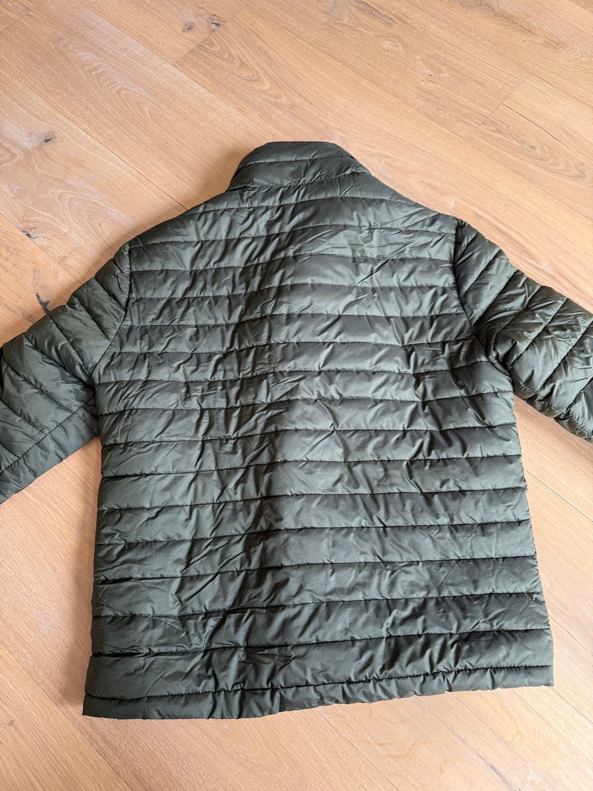 Superdry Mountain Pufferjack - Groen - Maat M, Ophalen, Zo goed als nieuw, Maat 48/50 (M), Groen