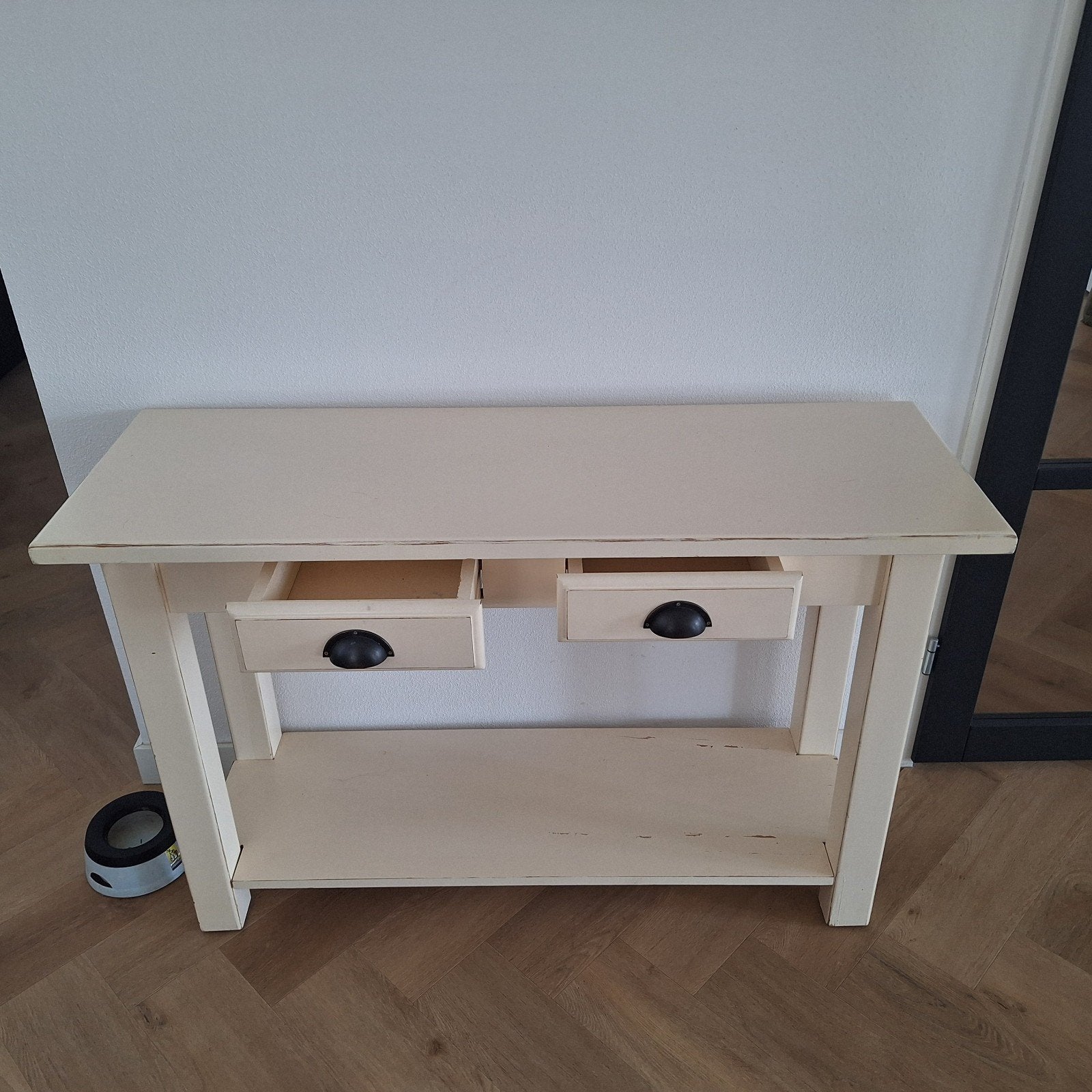 White wasch sidetable, Ophalen, Zo goed als nieuw, 75 cm of meer, 60 cm of meer