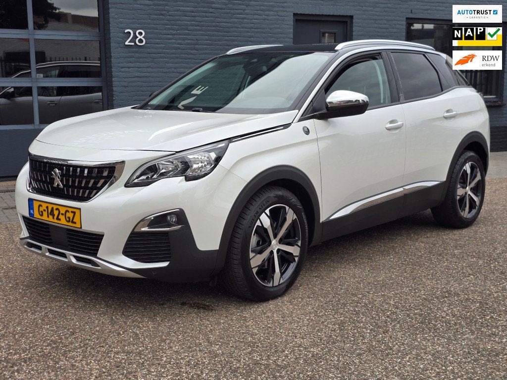 Peugeot 3008 1.2 PureTech Crossway 1E EIGENAAR NWE DISTRIBUT, Auto's, Peugeot, Voorwielaandrijving, Gebruikt, 1199 cc, Wit