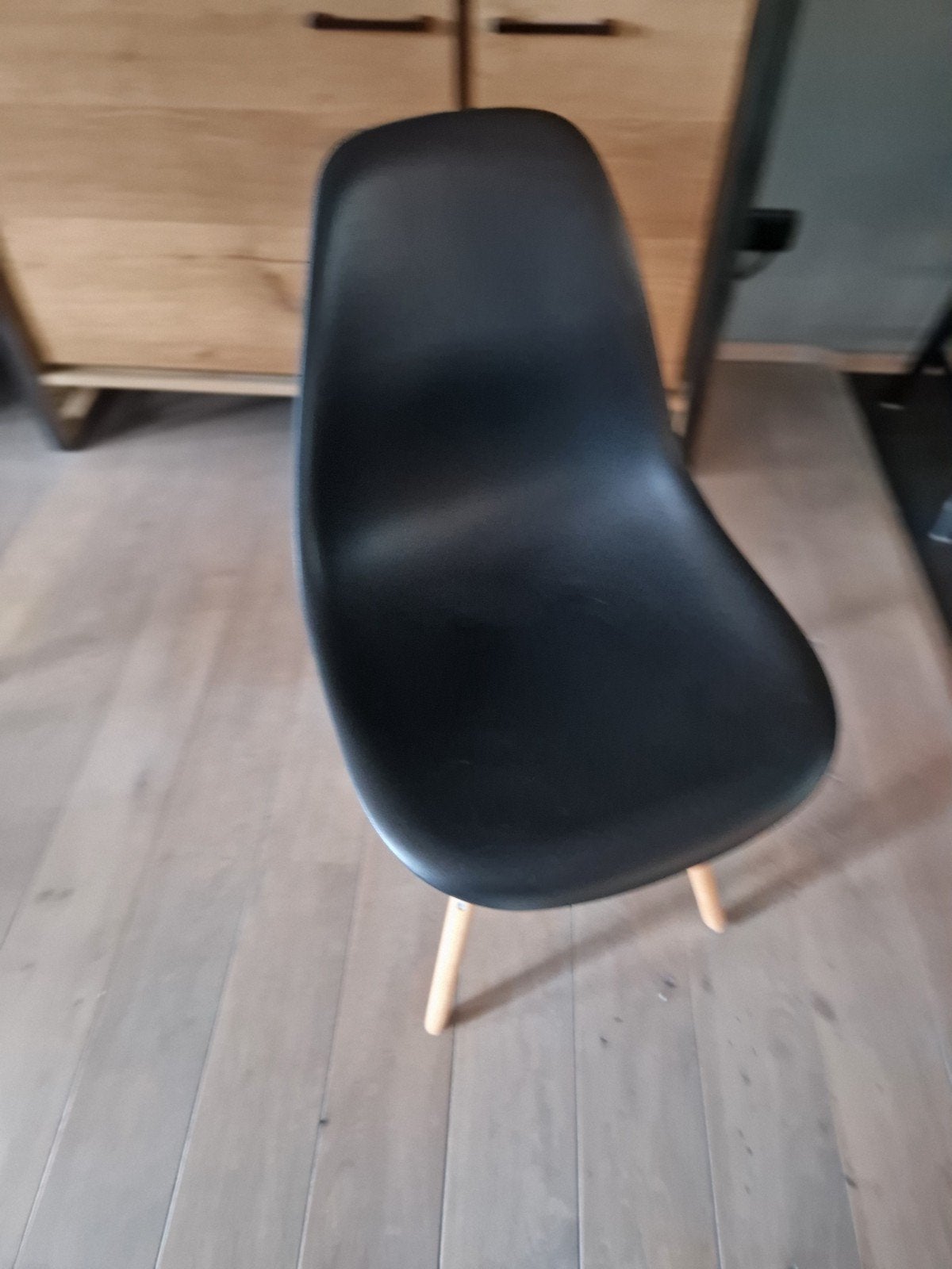 Stoel (bureaustoel) zwart, Huis en Inrichting, Stoelen, Ophalen, Zwart, Eén