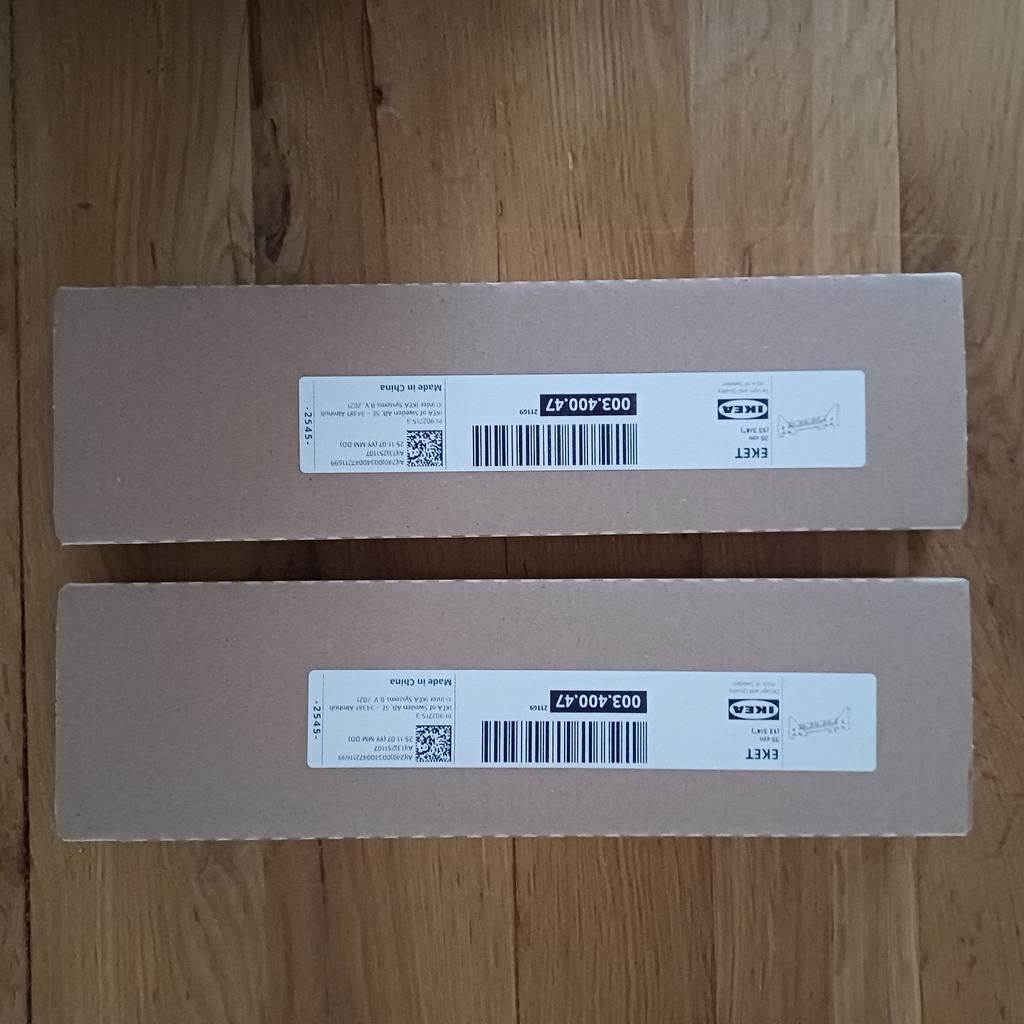 Iket wandrail 35 cm 2x, Huis en Inrichting, Woonaccessoires | Wandplanken en Boekenplanken, Ophalen of Verzenden, Nieuw