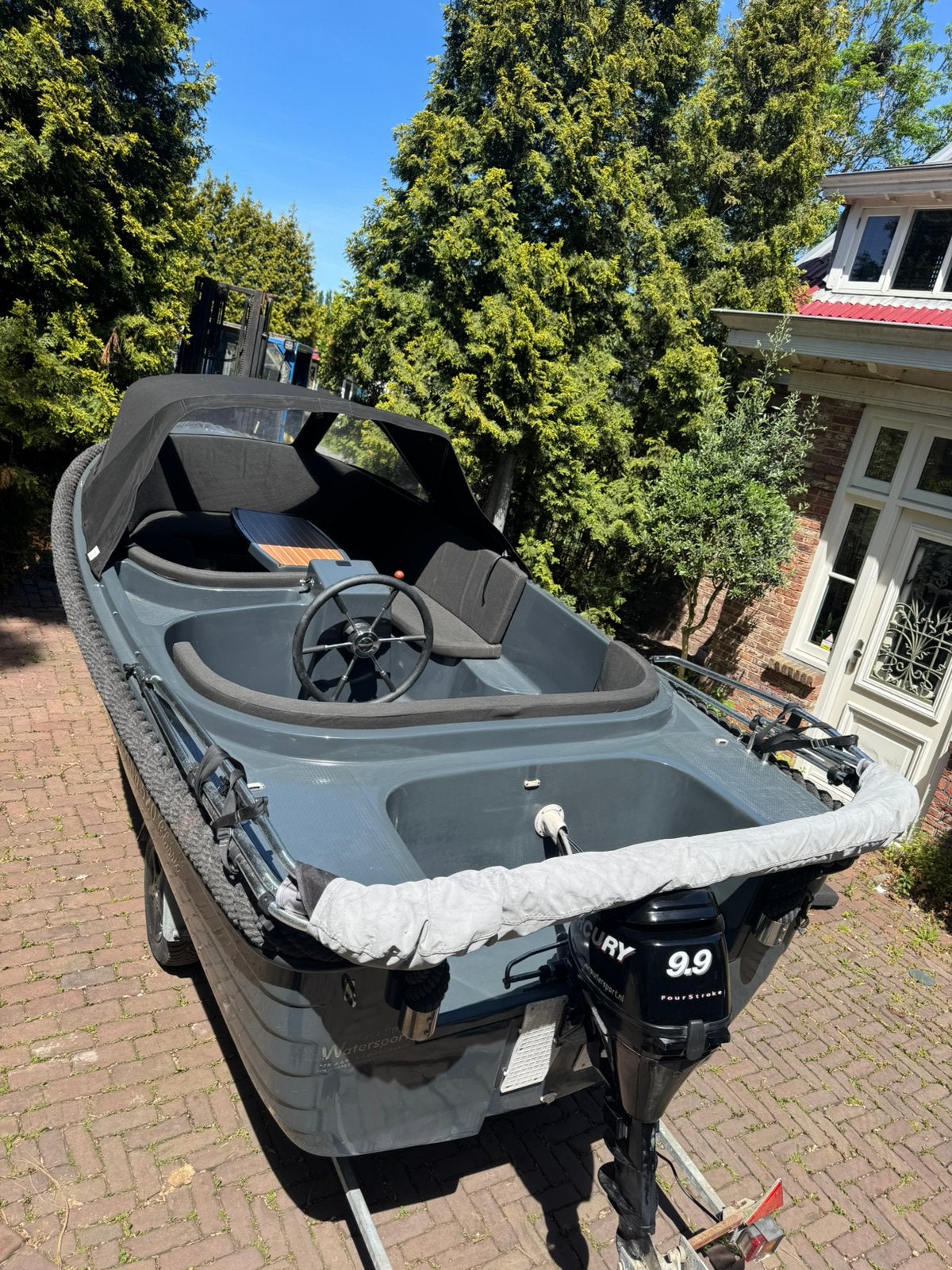 Corsiva 520 + 9,9pk Mercury ZEER NETJES bimini NIEUWE buiska, Watersport en Boten, Ophalen of Verzenden, Zo goed als nieuw, Corsiva