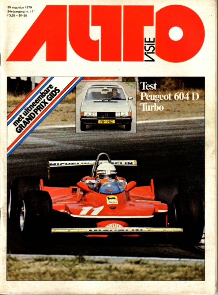 Autovisie test Peugeot 604 D Turbo Augustus 1979, Ophalen of Verzenden, Gelezen, Peugeot