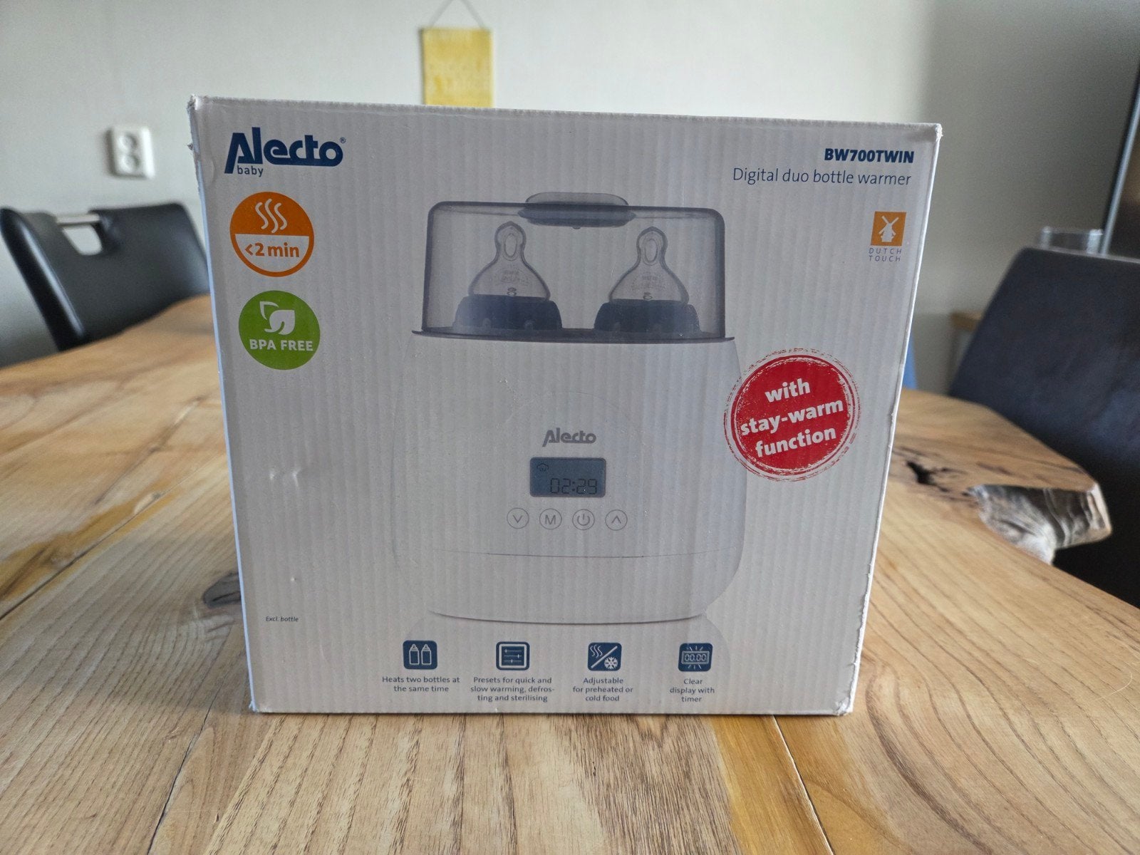 Alecto flessen/ voeding warmer( dubbel functie), Ophalen, Flessen- of potjesverwarmer