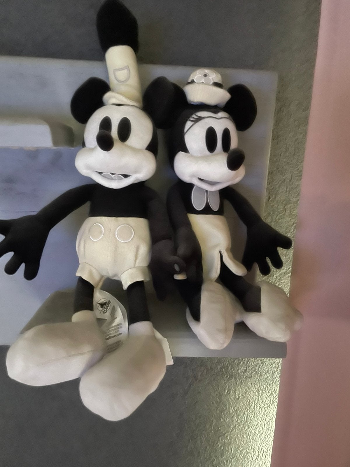 Disneyland twee knuffels, Ophalen, Zo goed als nieuw, Overige typen