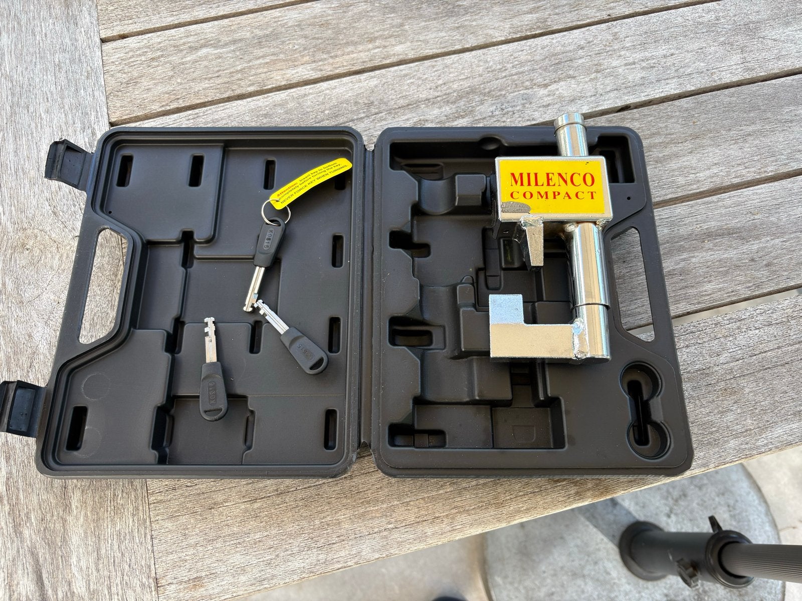 Milenco Compact SCM Goedgekeurd Disselslot, Ophalen, Zo goed als nieuw