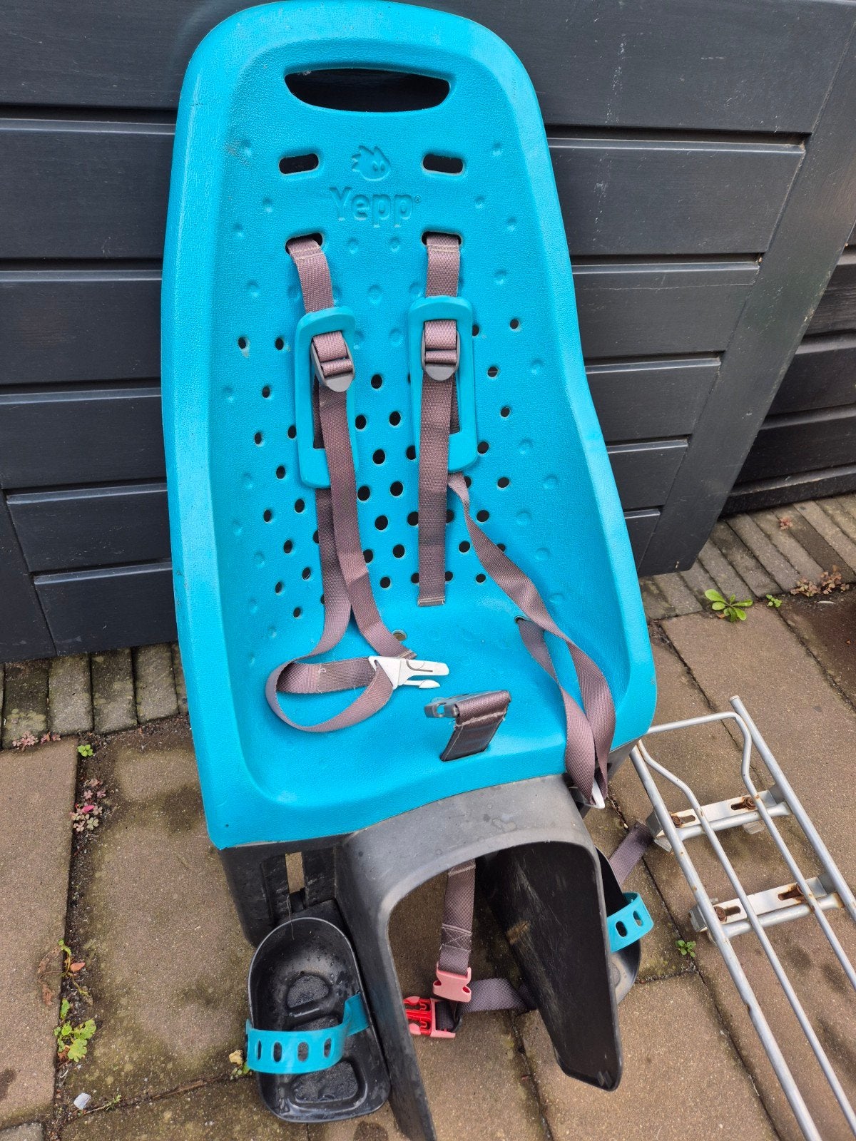 Yepp Maxi kinderzitje achter met bagagedragerbevestiging, Ophalen, Achterzitje, Yepp, 22 t/m 36 kg