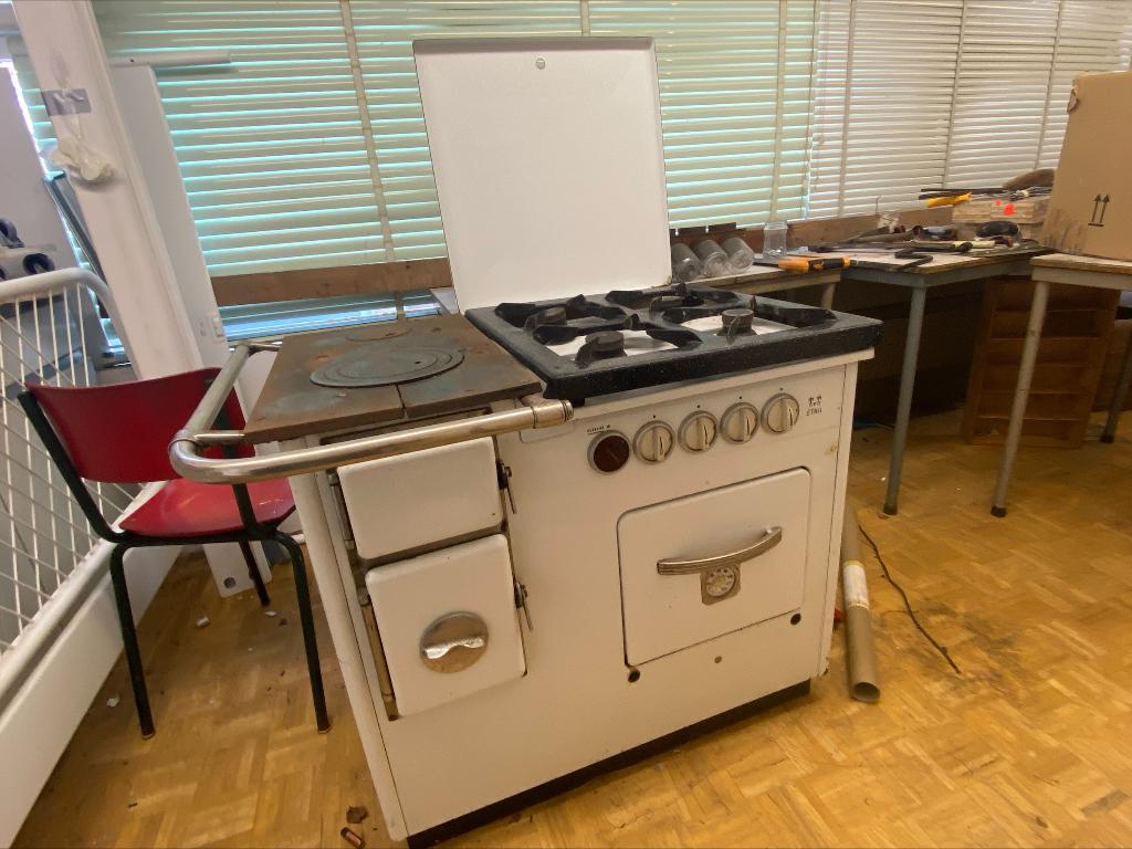 Etna fornuis en Oven jaren 30, Ophalen, Gebruikt, 60 cm of meer, Vrijstaand