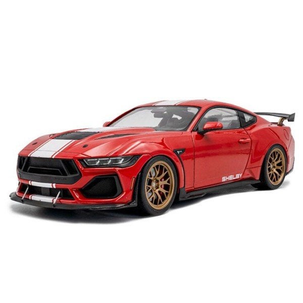 Ford Shelby Mustang 2025 Race Rood Schaal 1/18 Solido, Hobby en Vrije tijd, Modelauto's | 1:18, Solido, Auto, Solido, Nieuw