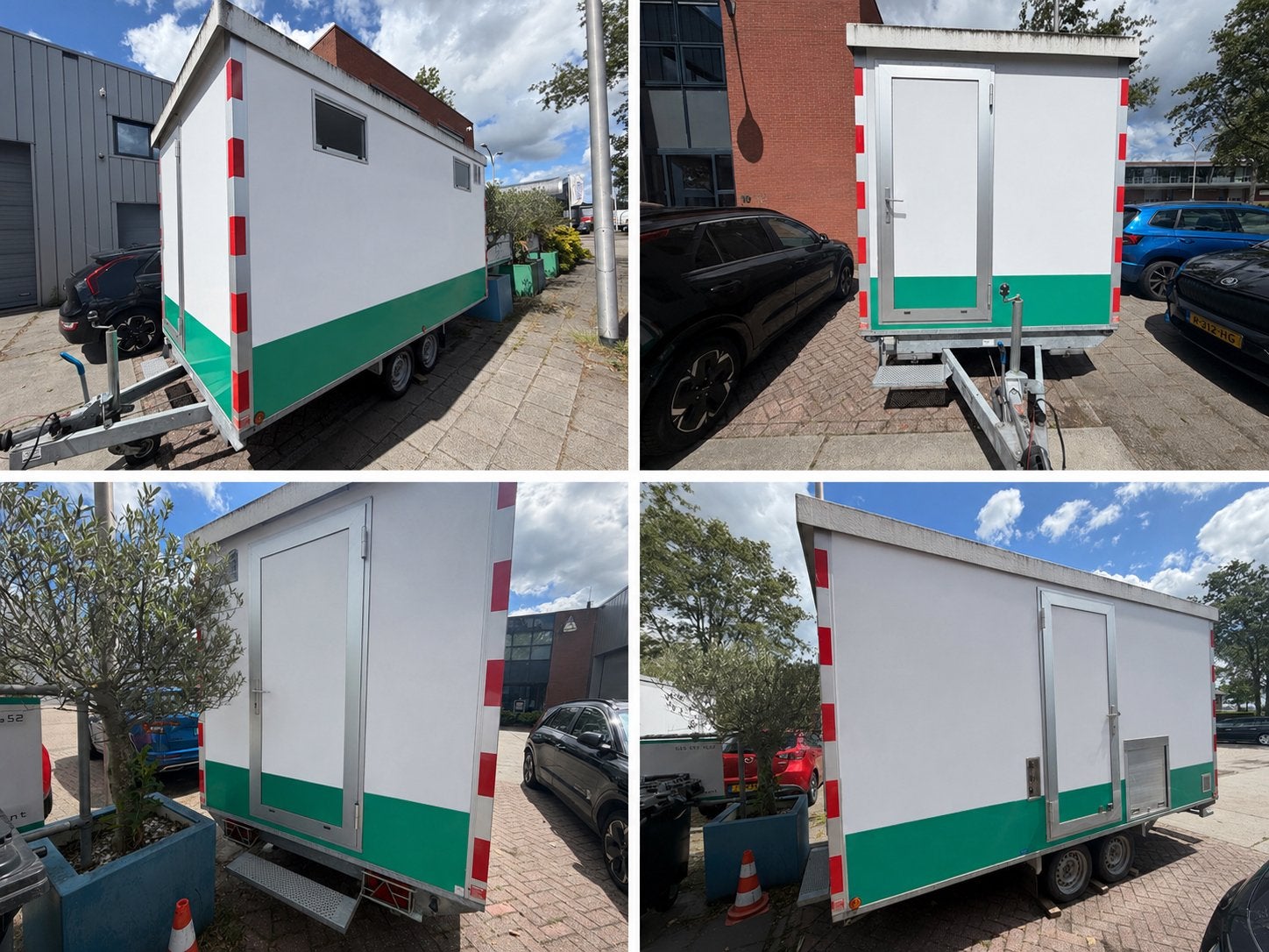 Decontaminatie unit / asbest, Doe-het-zelf en Verbouw, Bouwketen en Schaftketen, Ophalen, Zo goed als nieuw