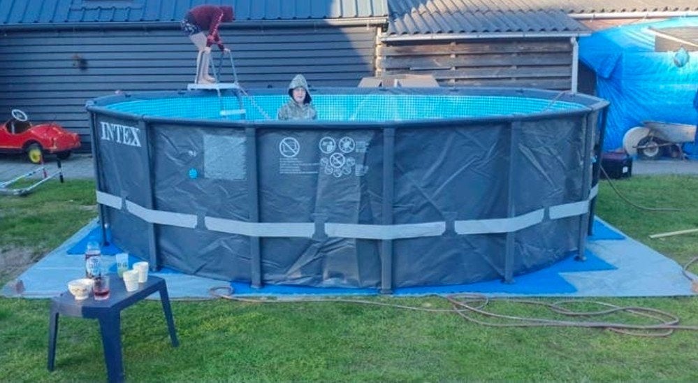 Intex Ultra XTR Frame rond 488x122cm zwembad compleet., Rond, Ophalen, 120 cm of meer, 300 cm of meer