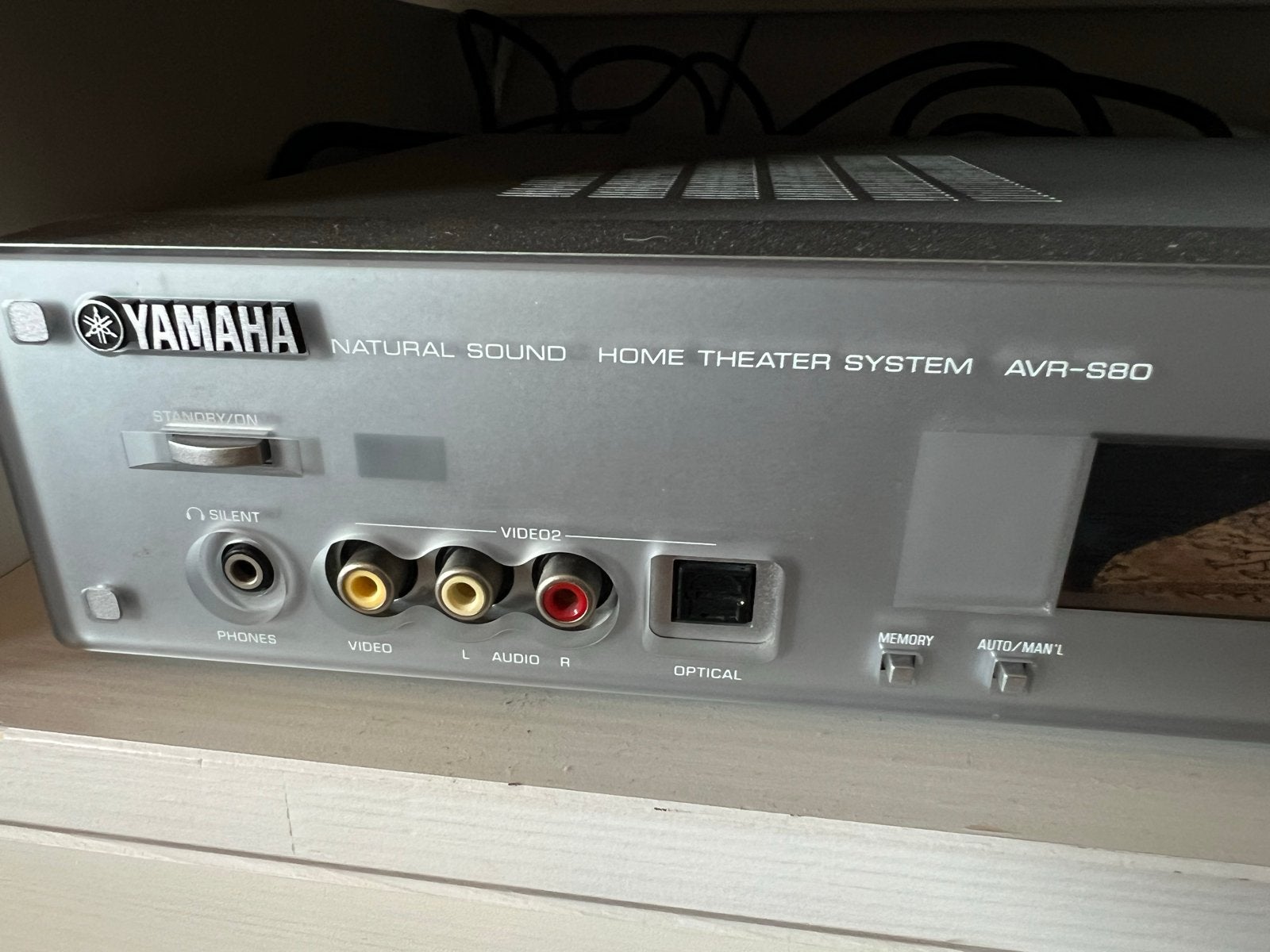 Yamaha 5.1 Natural Sound Home Theater System AVR-S80 met DVD, Ophalen, 70 watt of meer, Overige spelers, Gebruikt