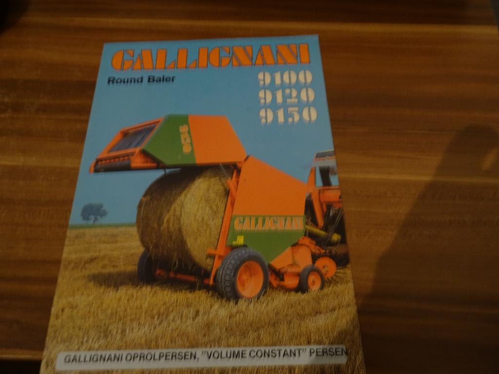 Gallignani ronde pers folders, Ophalen of Verzenden, Nieuw, Folder