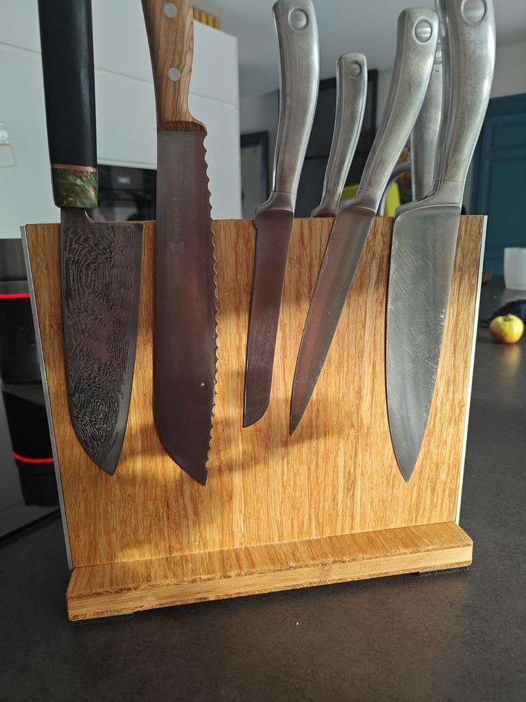 Magnetisch messenblok bamboe hout, Ophalen of Verzenden, Nieuw, Hout
