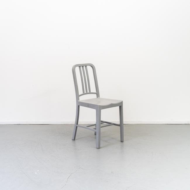 Emeco 111 Navy Chair Stoel Grijs Recycled Pet, Niet ingevuld, Zo goed als nieuw, Niet ingevuld, Niet ingevuld