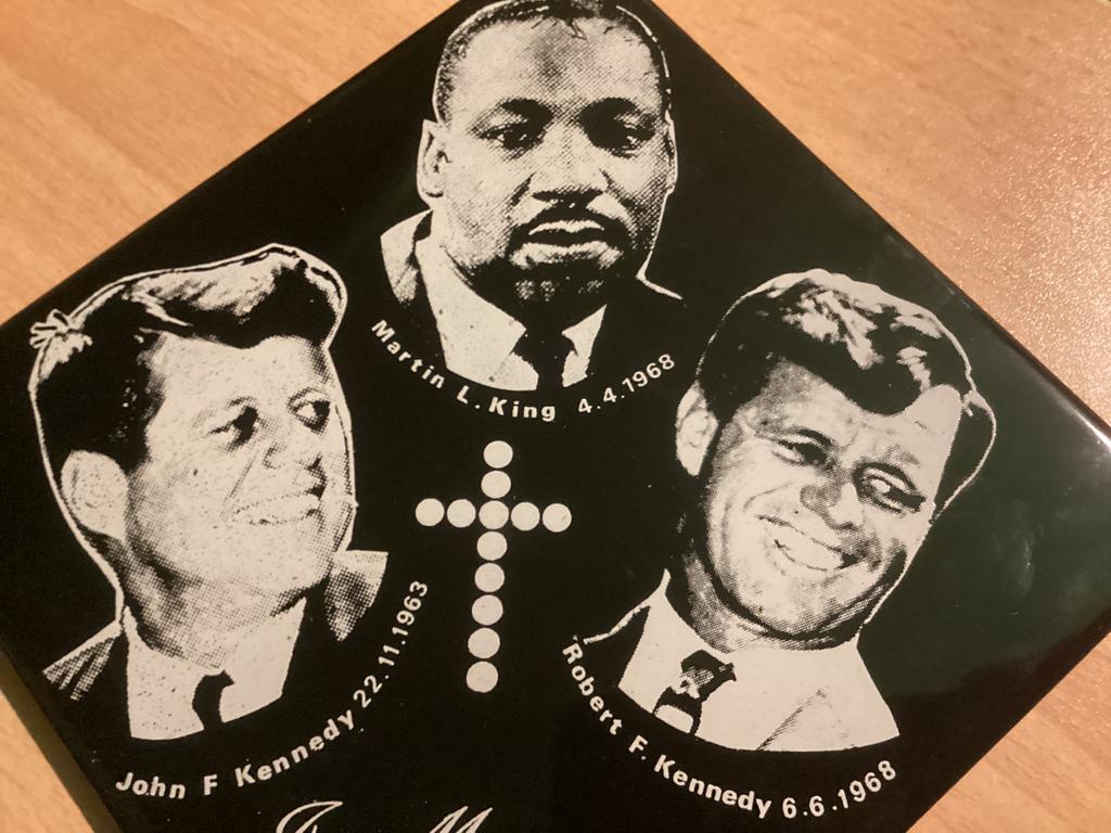 Tegel John F. Kennedy, Robert F. Kennedy Martin Luther King, Ophalen of Verzenden