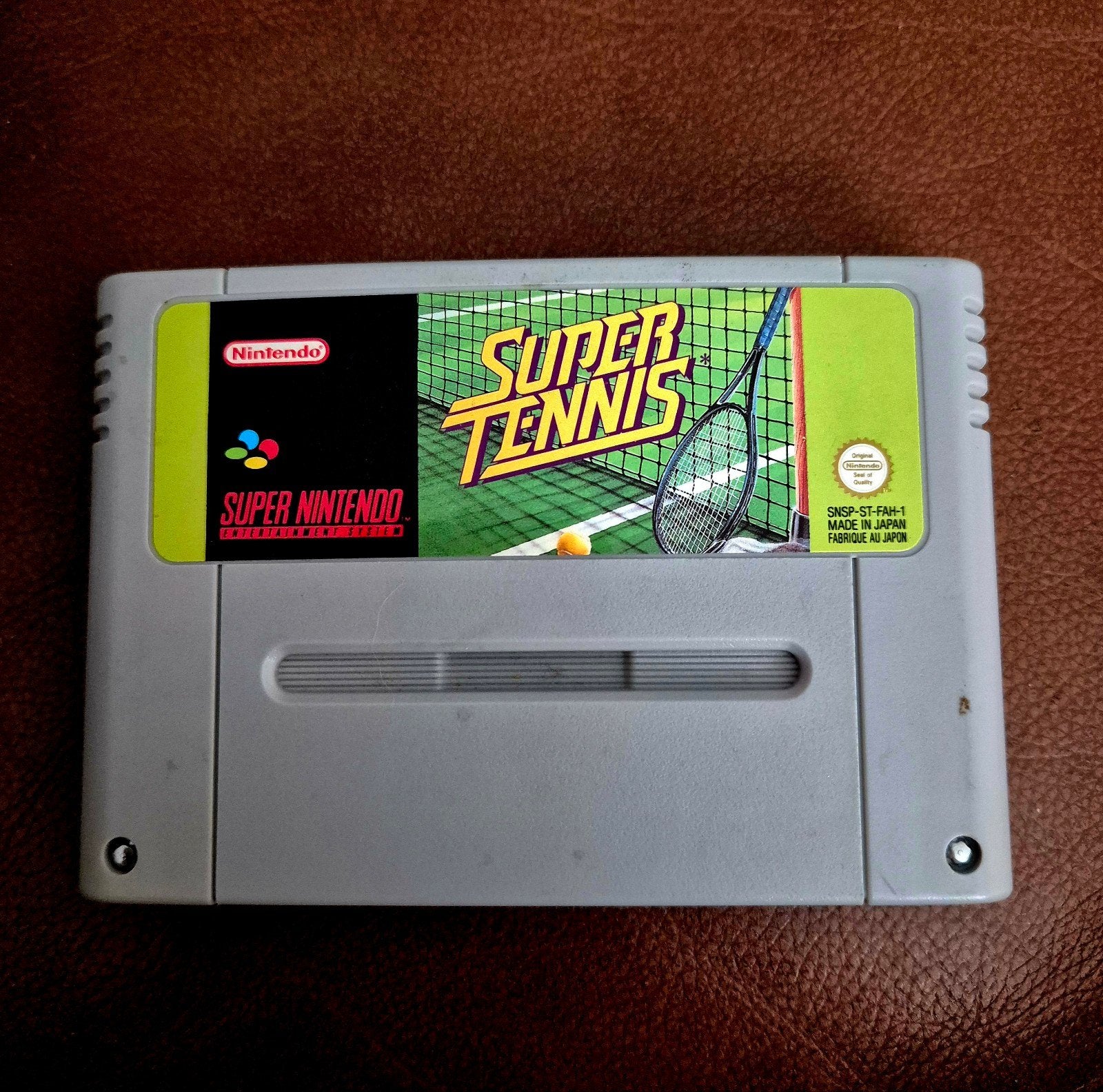 Super Tennis - Super Nintendo, Spelcomputers en Games, Ophalen, 1 speler, Zo goed als nieuw, Vanaf 3 jaar