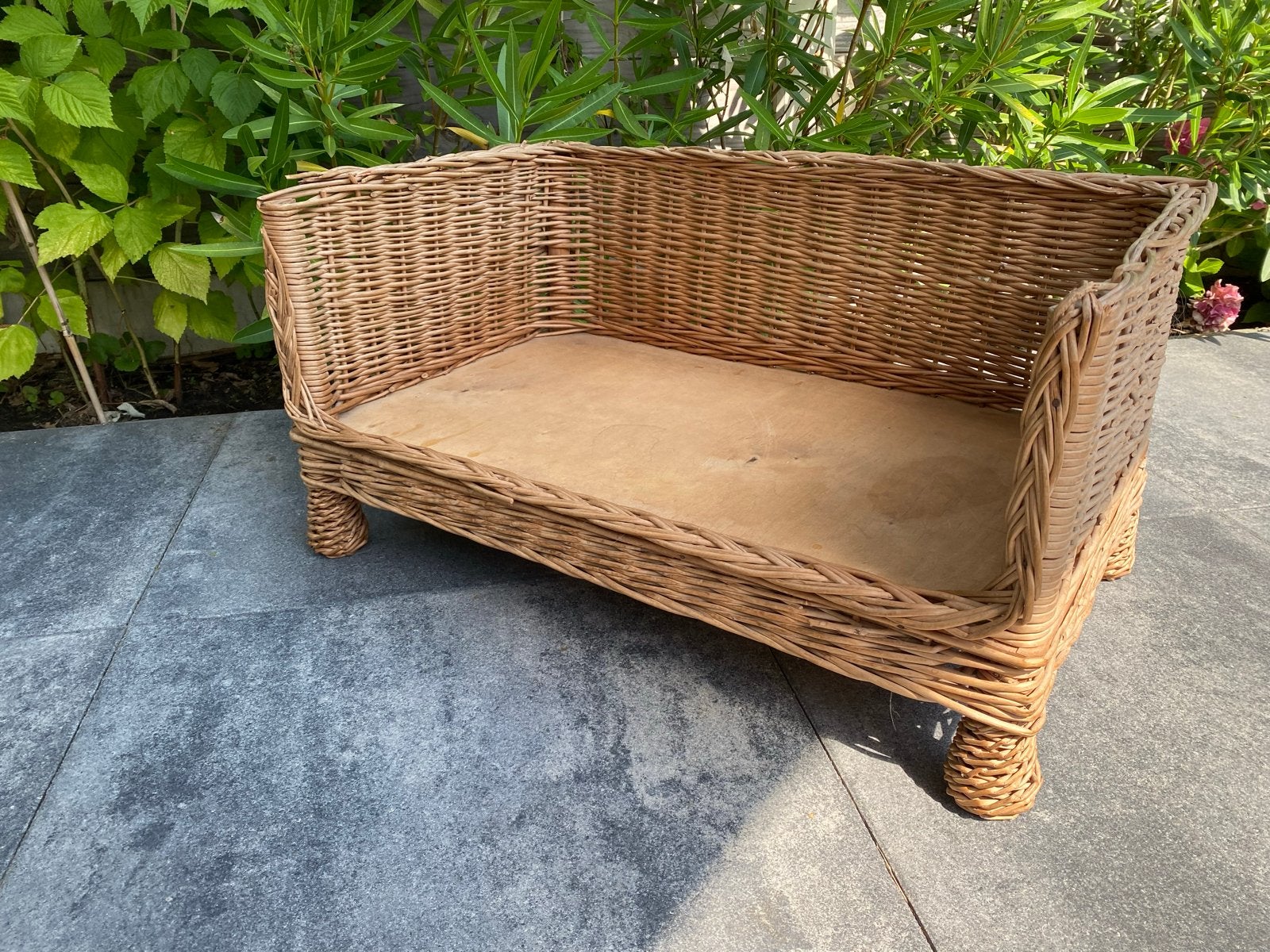 Rieten hondenmand 45 x 75, Dieren en Toebehoren, Hondenmanden, Ophalen, Riet