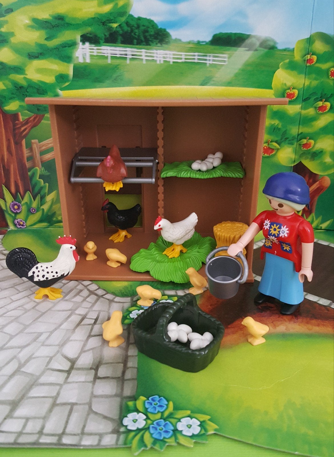 Playmobil Setje 4492 Boerin met Kippen, Ophalen of Verzenden, Zo goed als nieuw