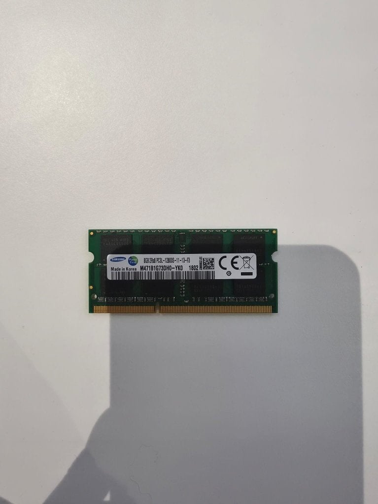 Samsung 8GB DDR3L 1600MHz SO-DIMM laptop RAM geheugen, Computers en Software, RAM geheugen, 8 GB, DDR3, Ophalen of Verzenden, Zo goed als nieuw