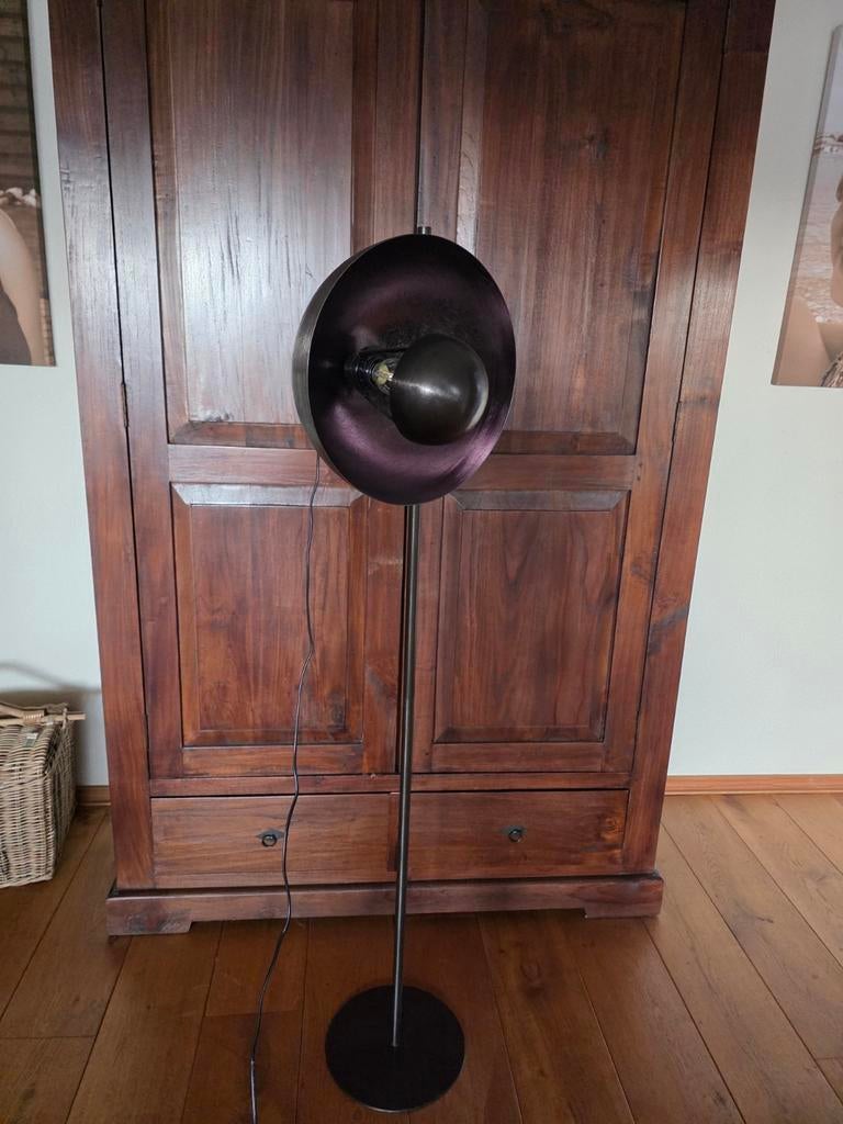 Staande lamp en tafellamp, Ophalen, Vintage, Zo goed als nieuw, Metaal