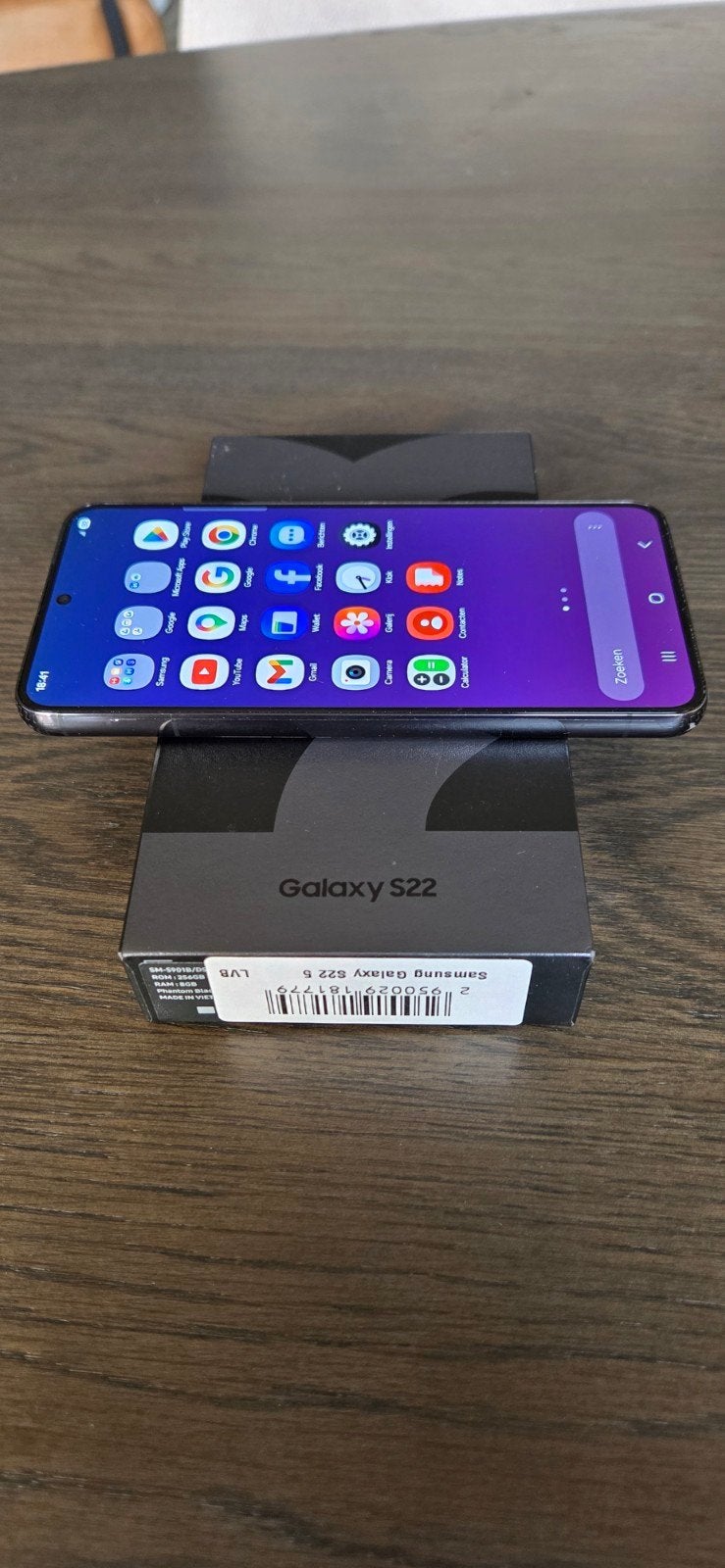 Samsung Galaxy S22, Ophalen, Zwart, Zo goed als nieuw, Galaxy S22