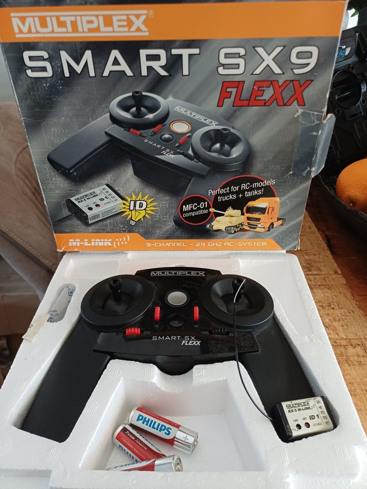 Multiplex Smart SX9 Flexx 2.4 GHz Zender met Ontvanger, Ophalen of Verzenden, Zo goed als nieuw