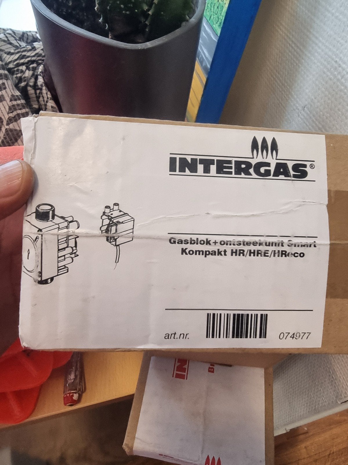 Intergas Gasblok + Ontsteekunit Smart Kompakt HR/HRE/HReco, Ophalen of Verzenden