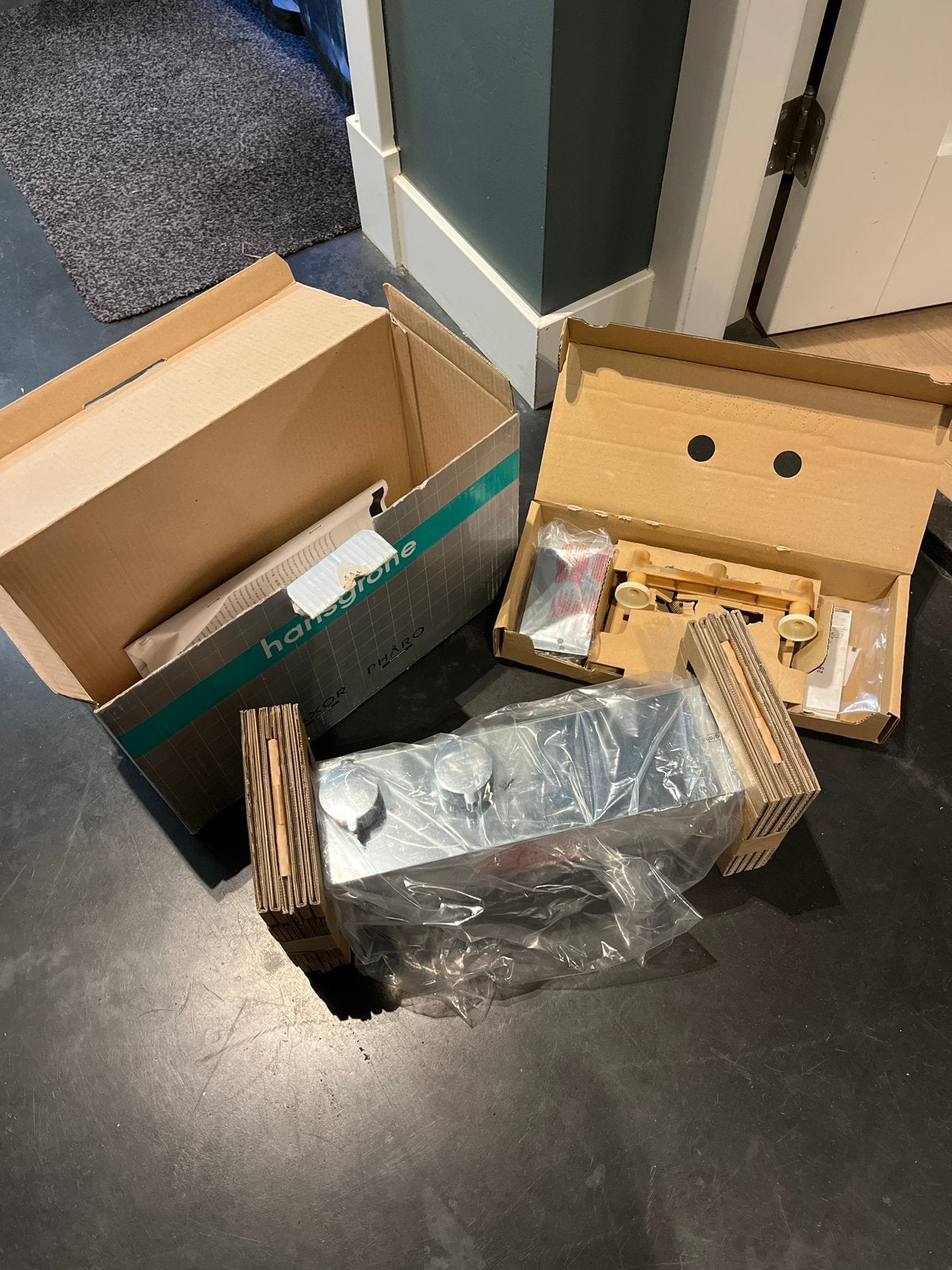 Hansgrohe ShowerTablet 350 thermostatische douchekraan, Ophalen of Verzenden, Nieuw, Chroom, Kraan