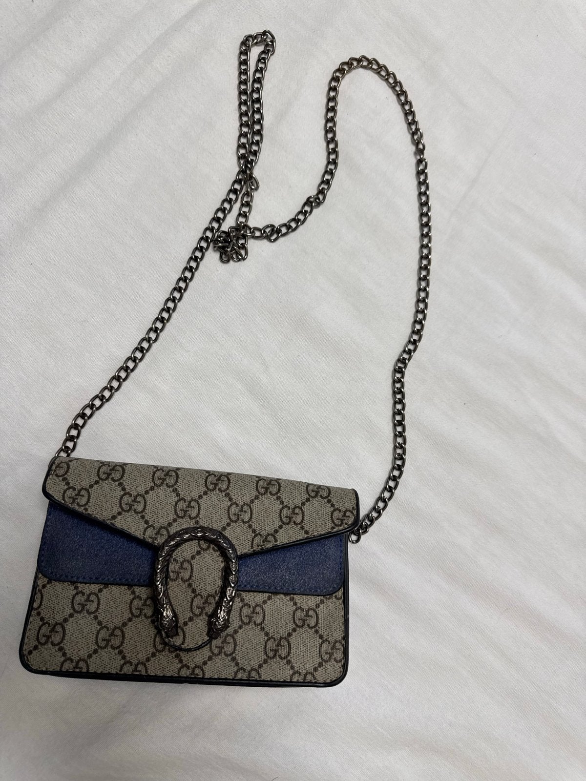 Gucci Dionysus schoudertasje met ketting, Ophalen of Verzenden, Zo goed als nieuw, Bruin, Schoudertasje