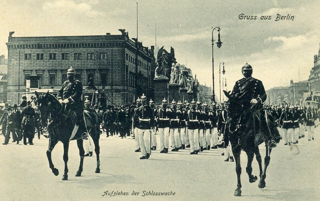 Berlijn schlosswache, Verzenden, 1940 tot 1960