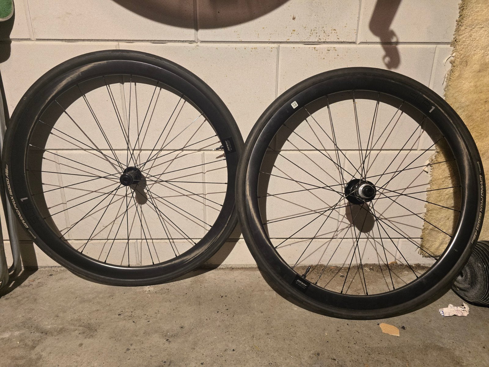 Giant SLR 1 36 Carbon Disc WheelSystem (2024), Wiel, Gravelbike, Zo goed als nieuw, Carbon