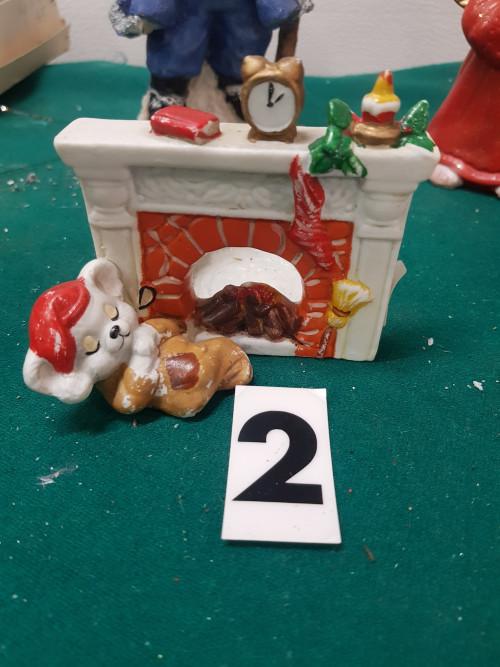 kerst decoratie keramisch (111) 5 stuks, Ophalen of Verzenden, 'T Olde Gre-j, Info@toldegrej.nl, Endepoelstraat 20f Didam