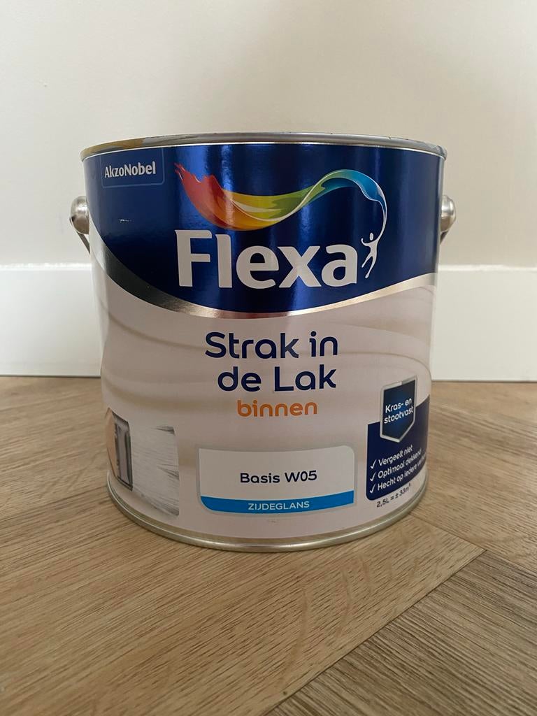 Flexa Strak in de Lak - Mild Umber (ca. 1-1,5L), Ophalen, Gebruikt, Overige kleuren, Lak