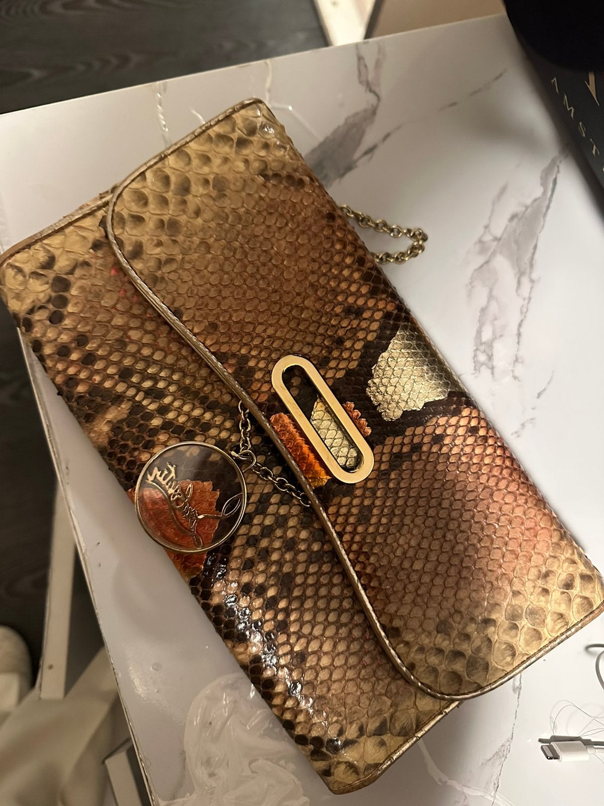 Louboutin bag, Ophalen of Verzenden, Zo goed als nieuw