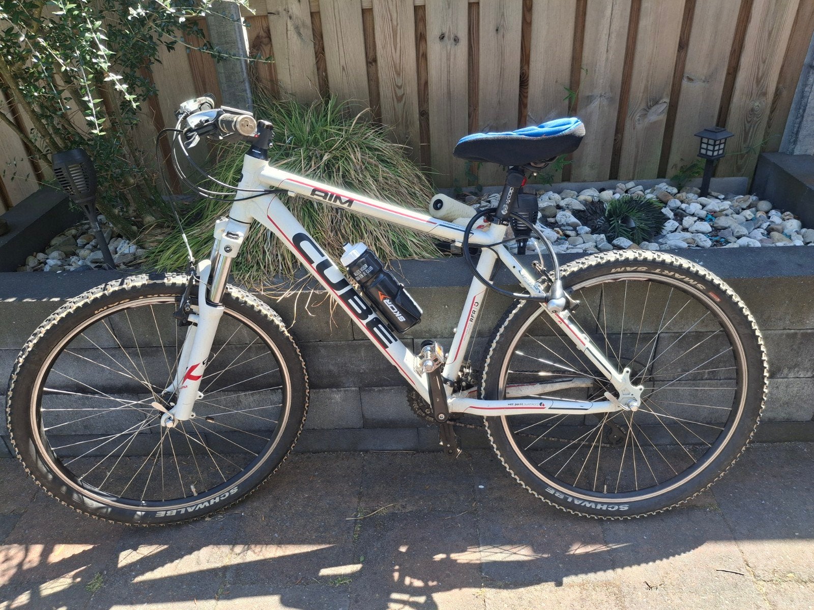 Cube Aim Mountainbike - Wit, Fietsen en Brommers, Overige merken, Gebruikt, Hardtail, Heren