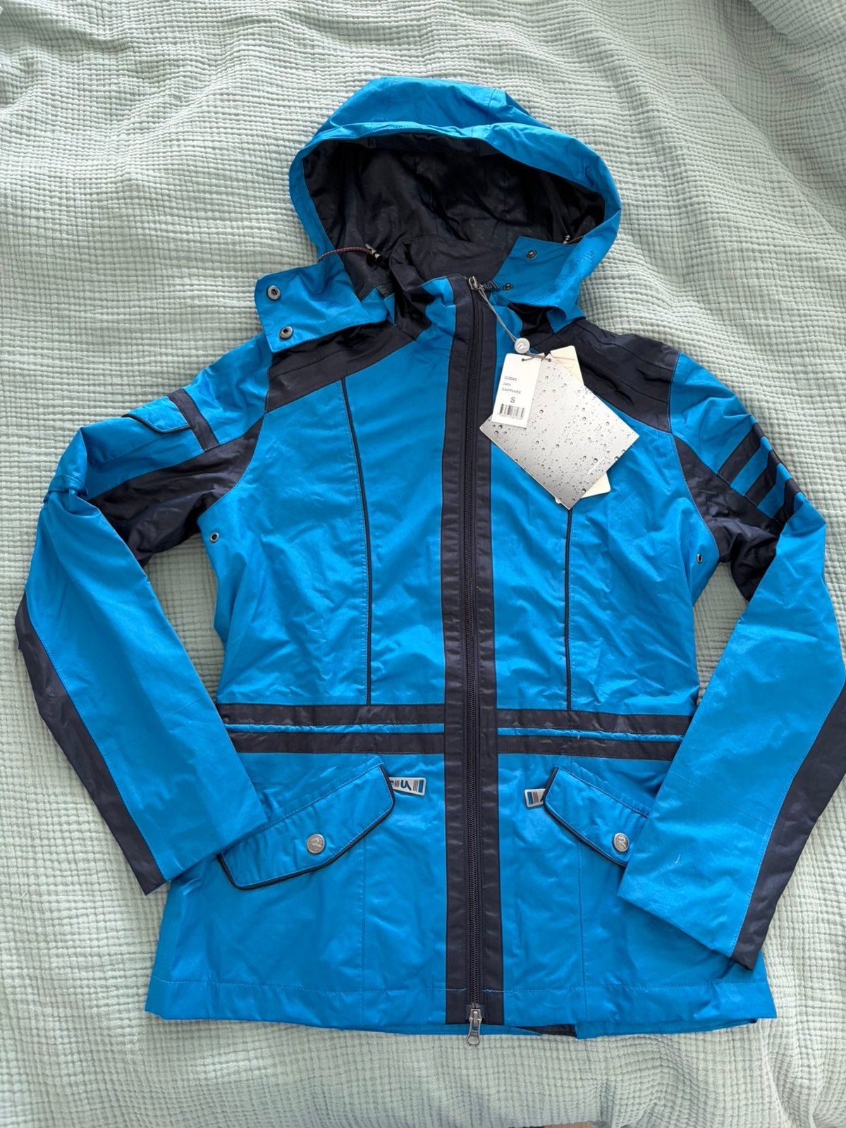 All weather jas Gersemi blauw maat S, Dieren en Toebehoren, Paardrijkleding, Ophalen of Verzenden, Dames, Bovenkleding, Nieuw