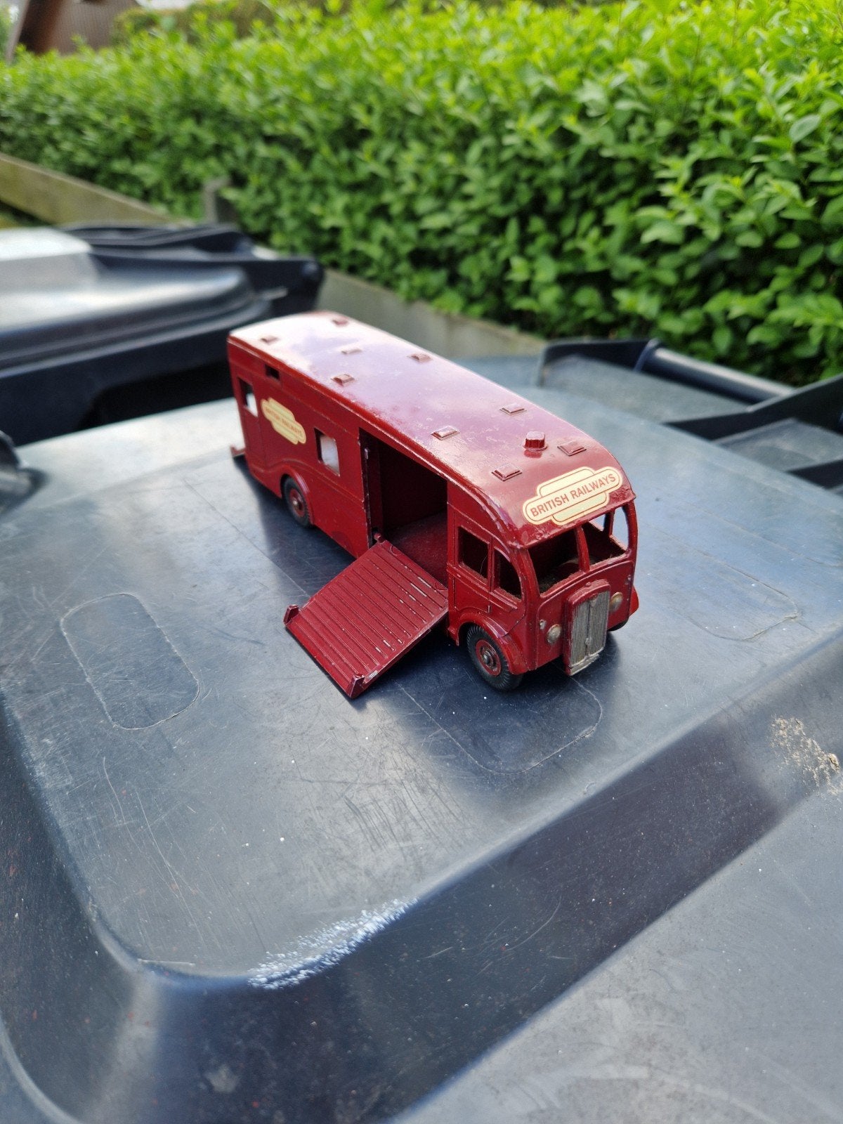 Dinky Supertoys Horse Box - Mooie Complete Staat, Ophalen of Verzenden, Gebruikt, Bus of Vrachtwagen