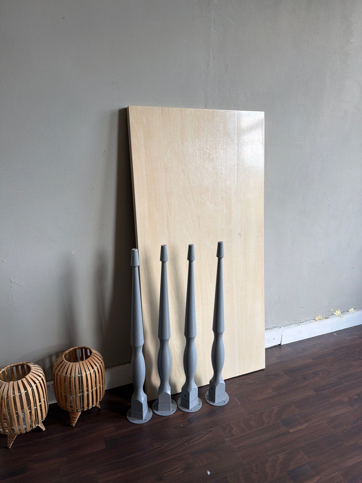 IKEA Linnmon bureau - gedemonteerd, met folie, Ophalen, Gebruikt, Spaanplaat of MDF, IKEA