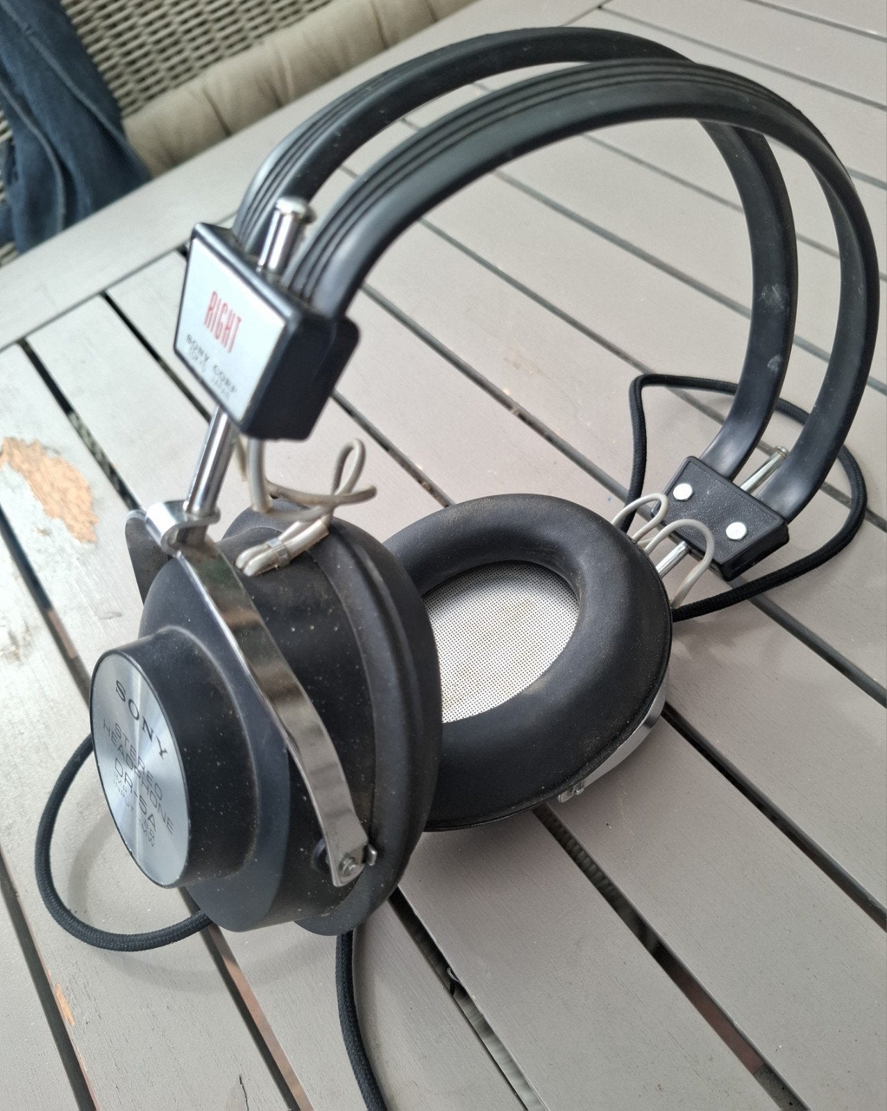 Vintage Sony MDR-CD5 Koptelefoon - Klassiek Geluid, Audio, Tv en Foto, Ophalen, Zwart, Verstelbaar, Gebruikt