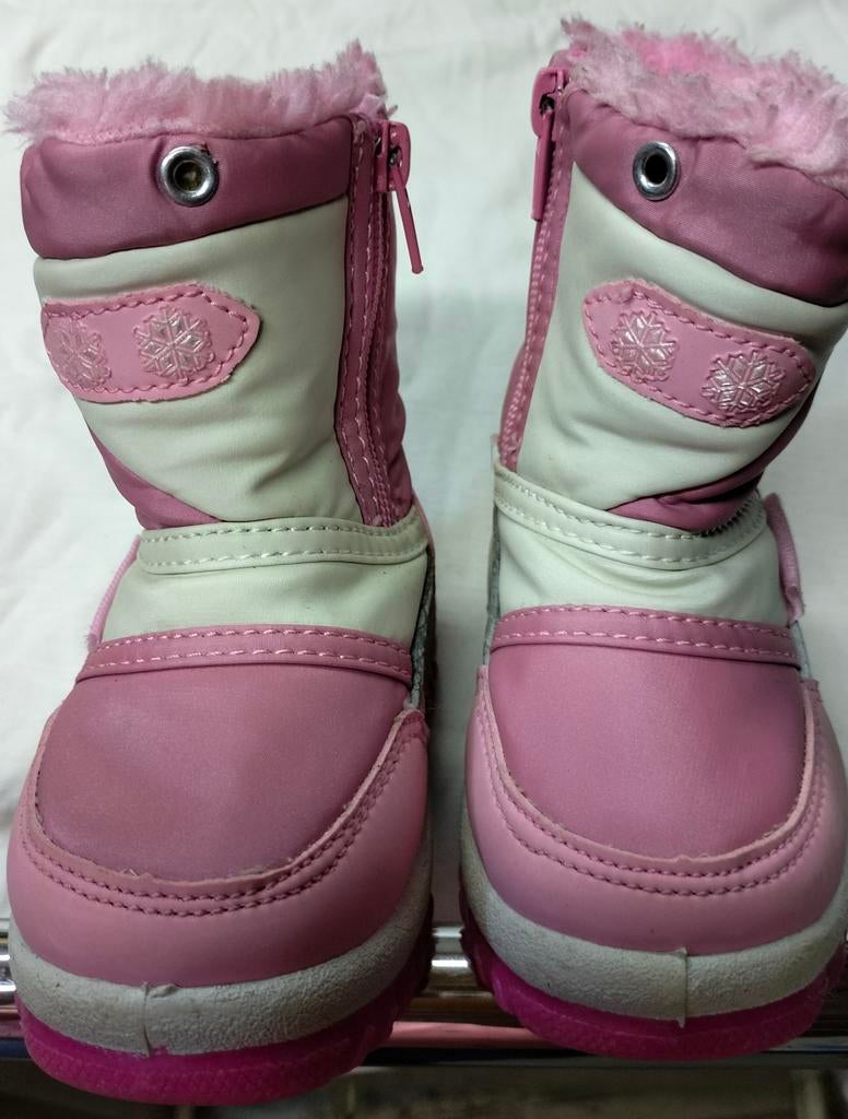 Roze snowboots voor meisjes, maat 25, Gebruikt, Meisje, Ophalen of Verzenden, Laarzen
