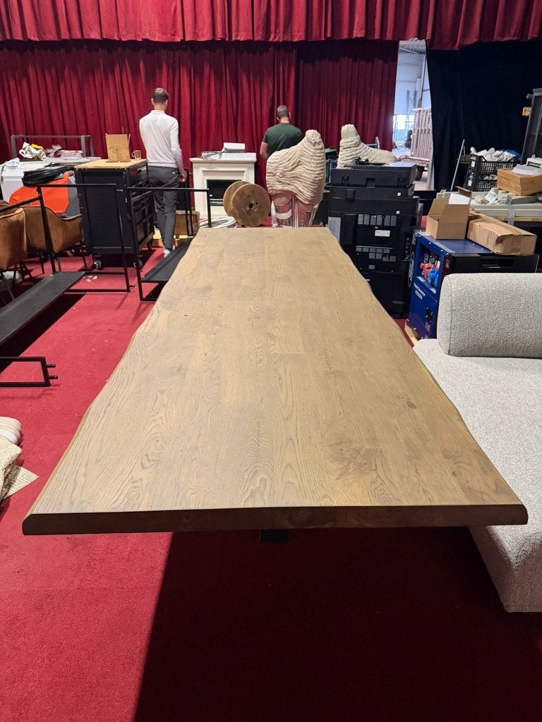 Eettafel / tafel / houten tafel, Ophalen, Gebruikt, 100 tot 150 cm, 200 cm of meer