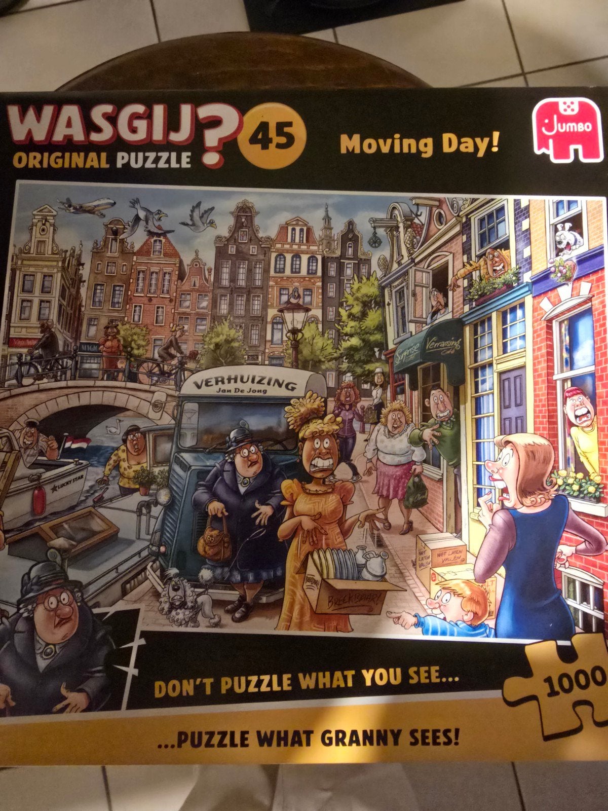 Wasgij puzzel, mist 1 stukje, Ophalen, 500 t/m 1500 stukjes, Gebruikt, Legpuzzel
