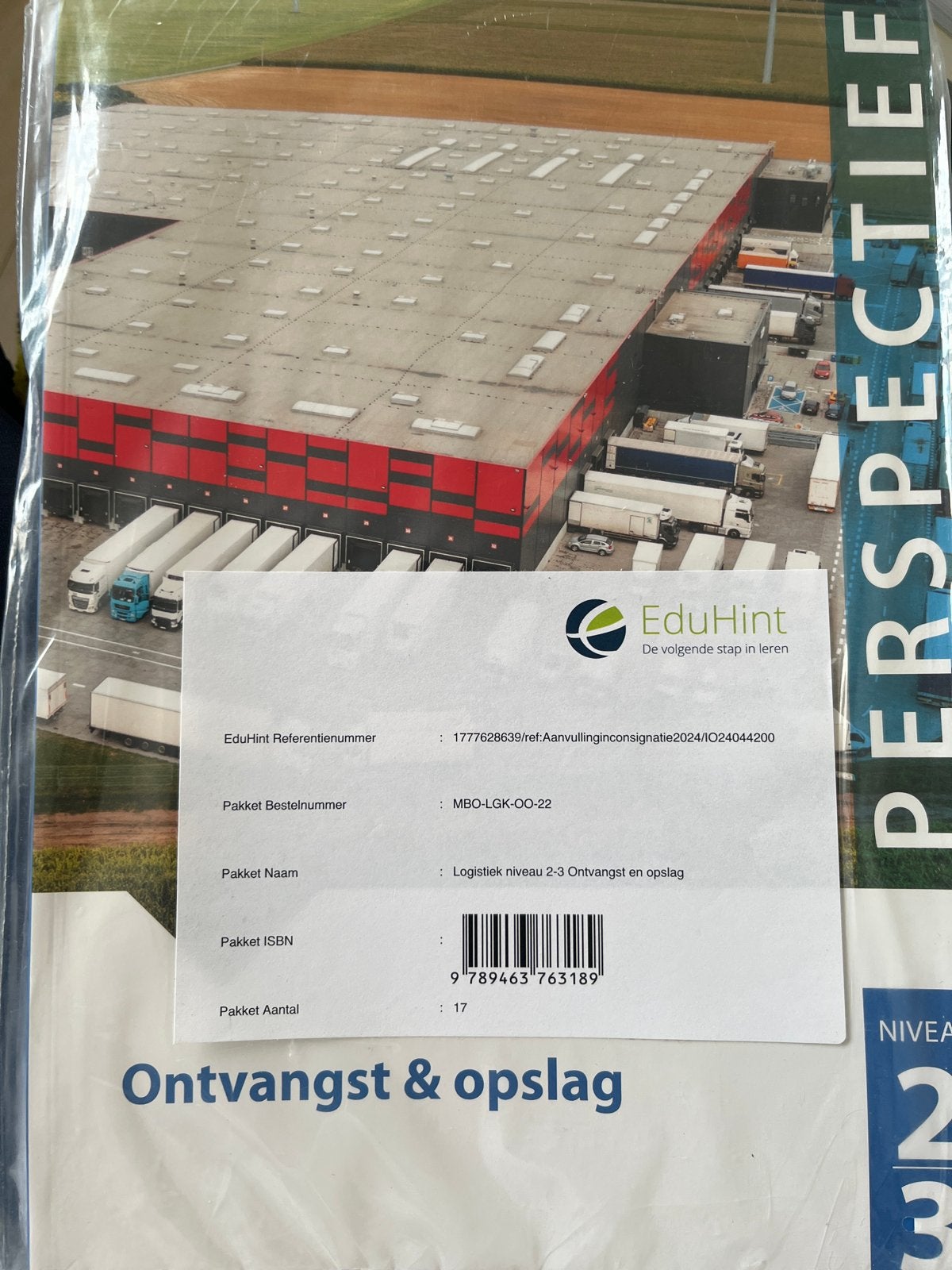 EduHint Perspectief MBO Logistiek niveau 2-3 Ontvangst & ops, Ophalen, Nieuw, MBO